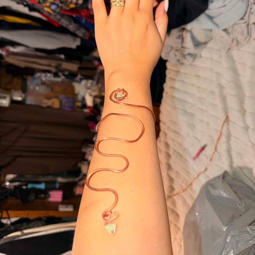 Elegant Gold Snake Bracelet